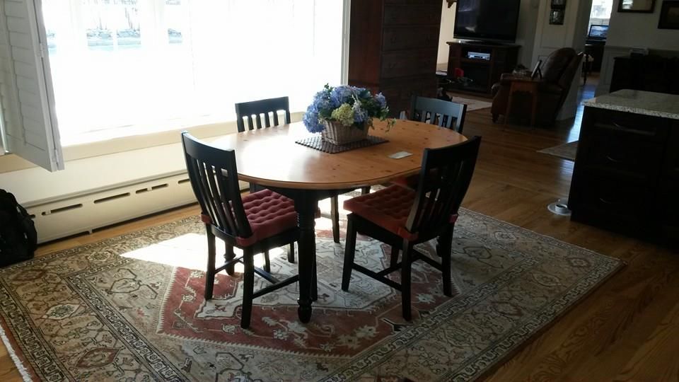 Chairs and surfaces are always given thorough atte