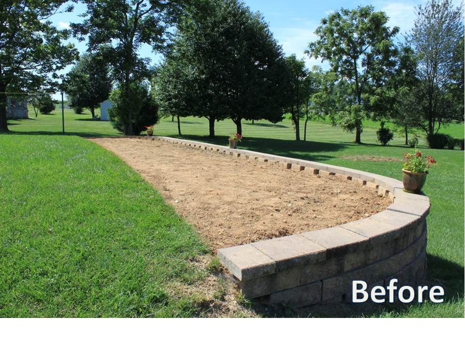 Before.  No planting plan.