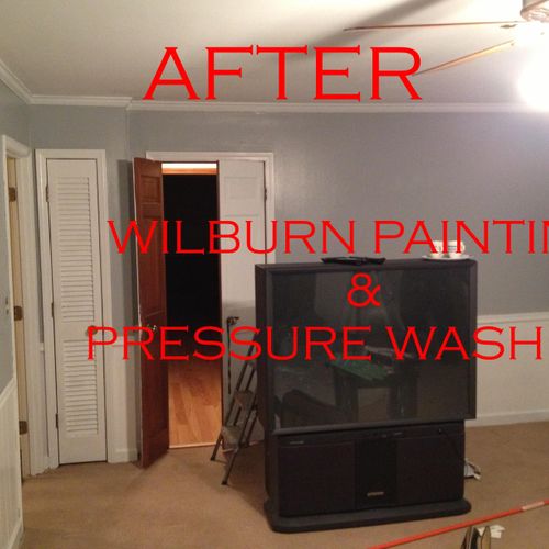 Wilburn Painting Interior After Picture