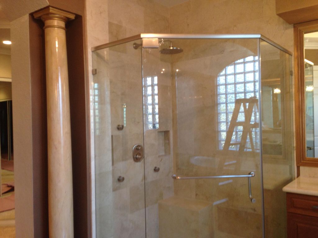 Venetian Plaster on Column.