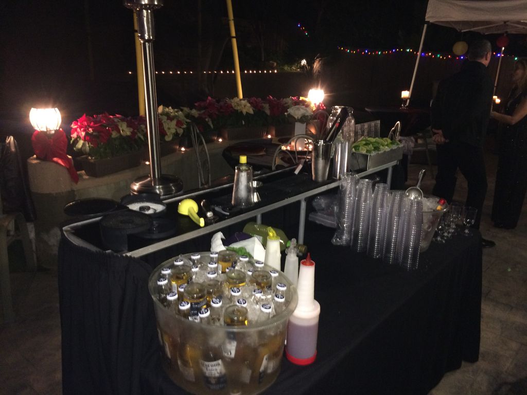 6' table bar stations rentals!