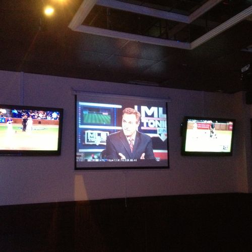 Small Budget Big results Sports room for a Bar