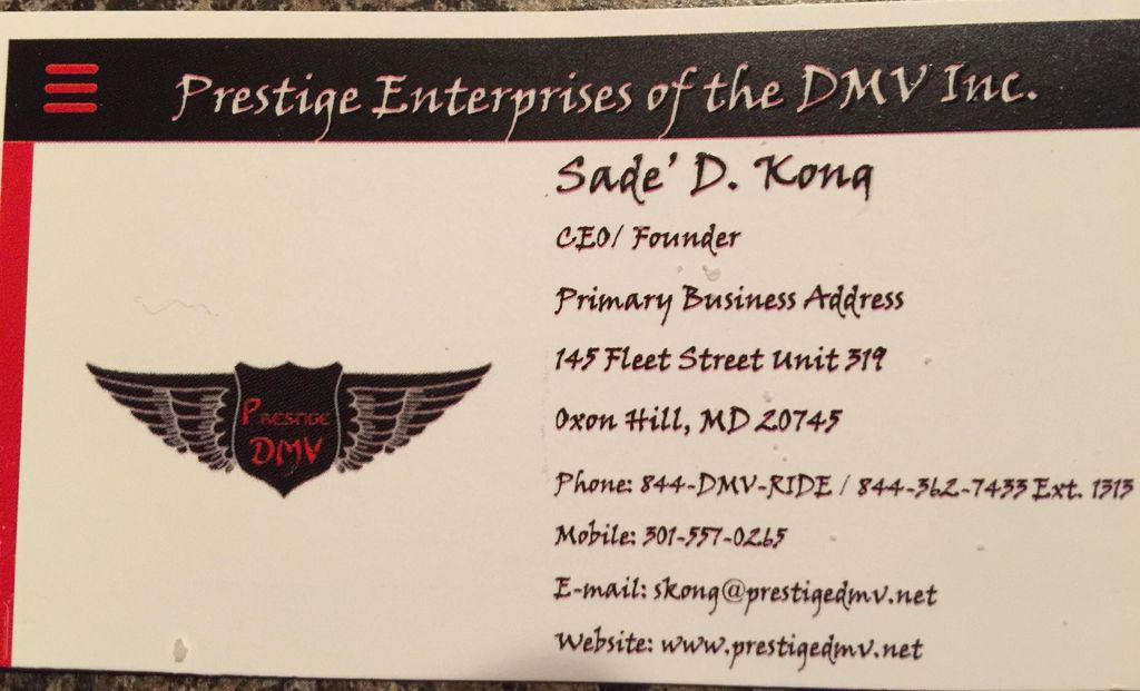 Prestige Enterprises of the DMV Inc.