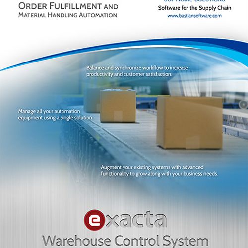 Brochure for Bastian Software Solutions' Warehouse