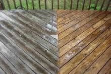 Deck Wash, Before and After