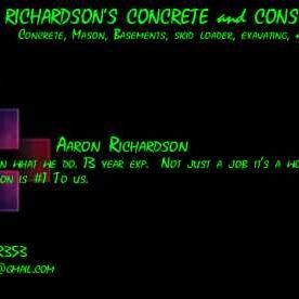 RICHARDSON'S CONCRETE AND MASON REPARINGg
