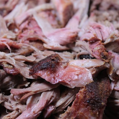 Tender Delicious Pork Smoked to perfect.