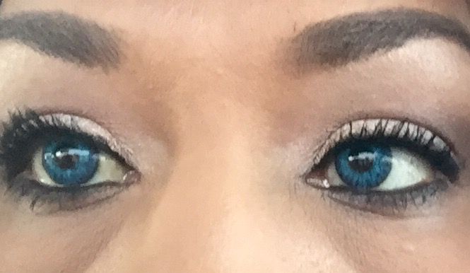 Mascara using Younique Product.