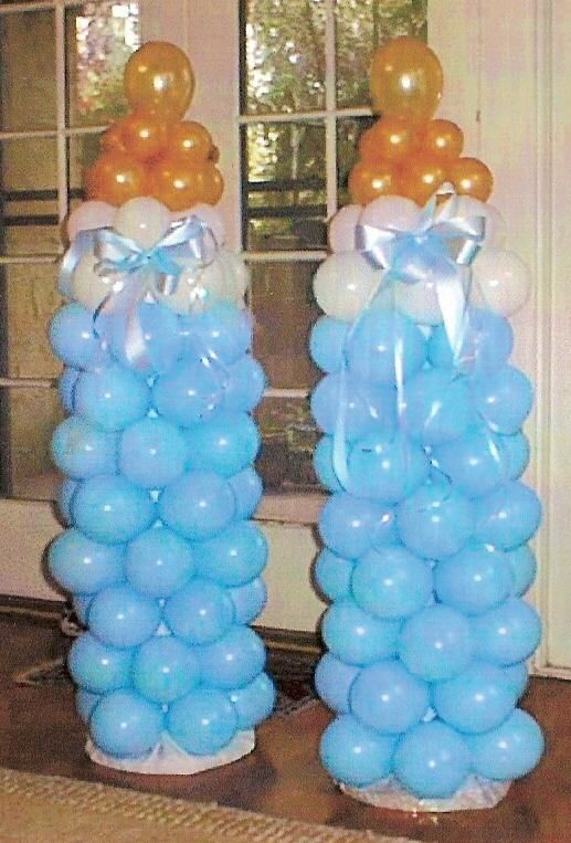 Baby Bottle balloon decor
