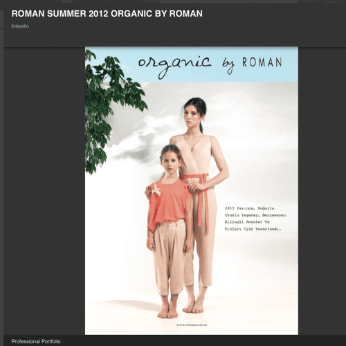 organic by roman fashion book design