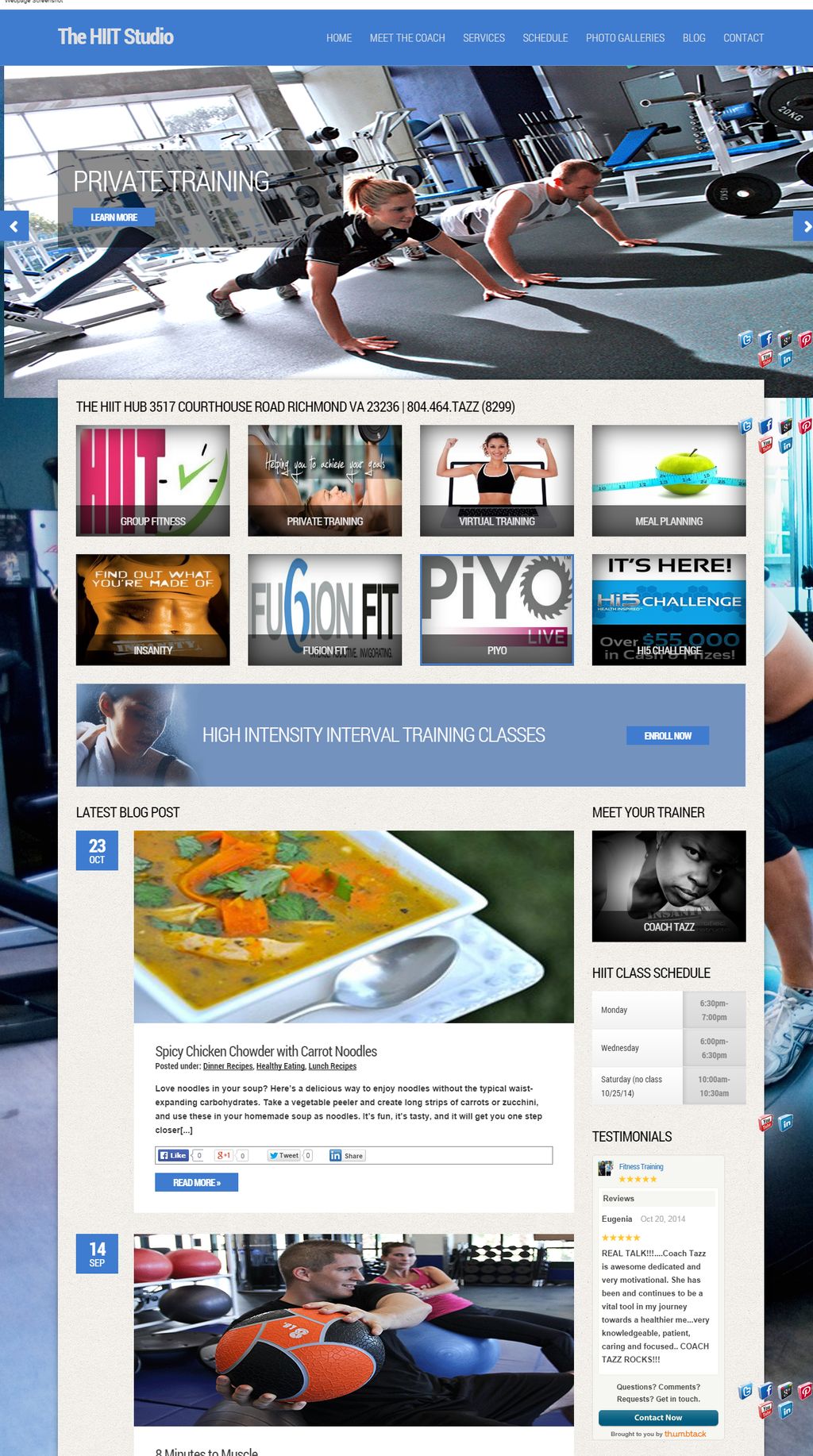 WordPress Website
Hiit Studio