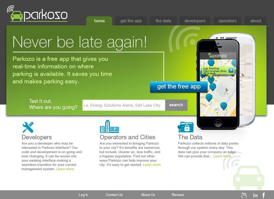 Logo, app and website design for a local startup.