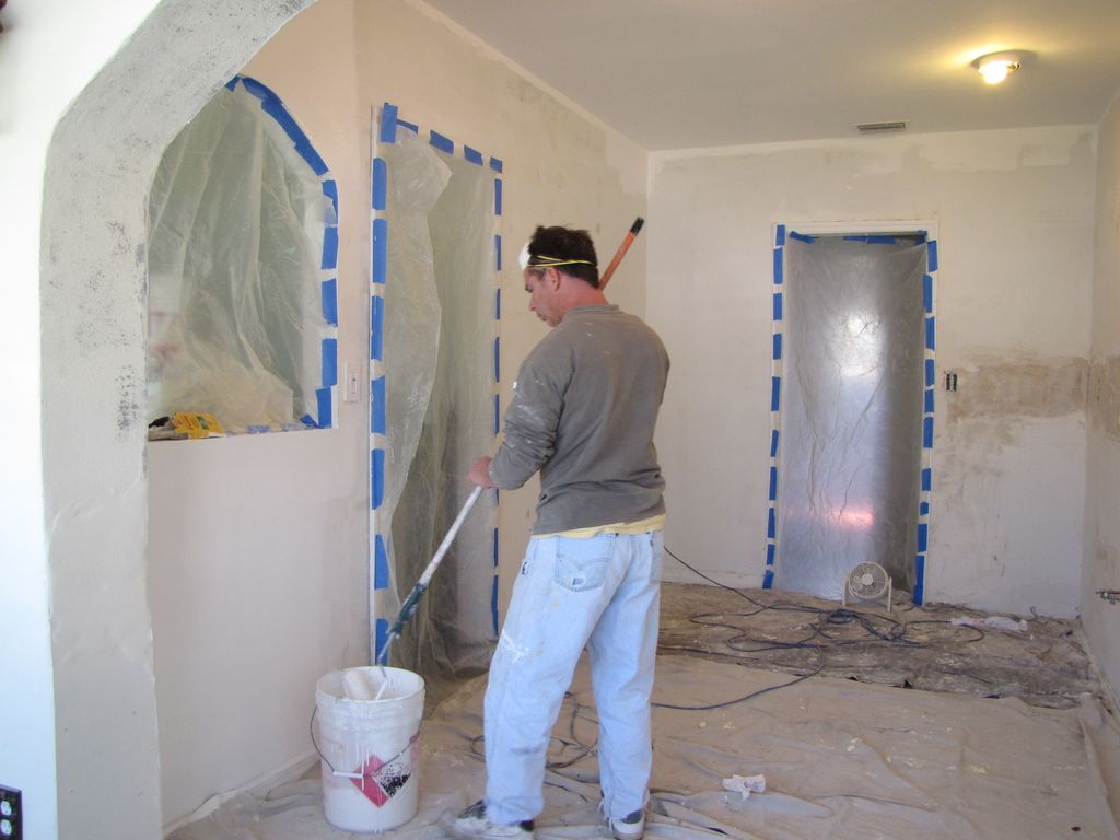 After walls have been properly prepared the base c