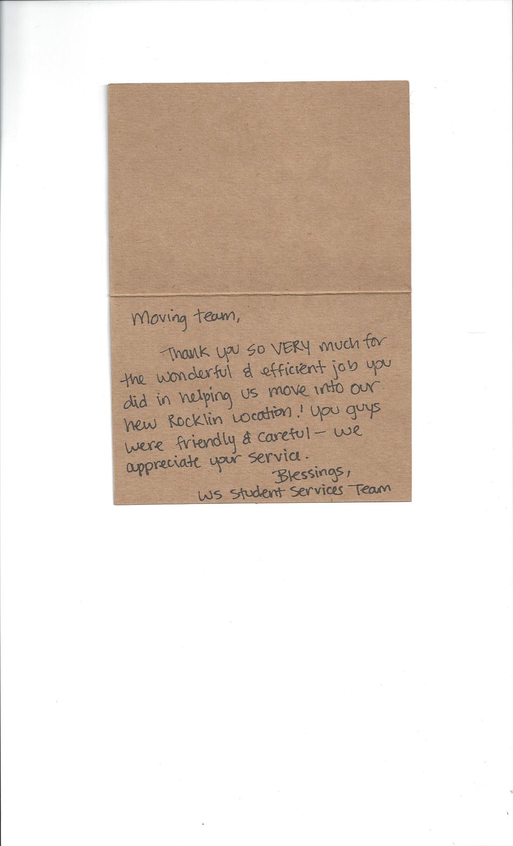 One of our dear customers.