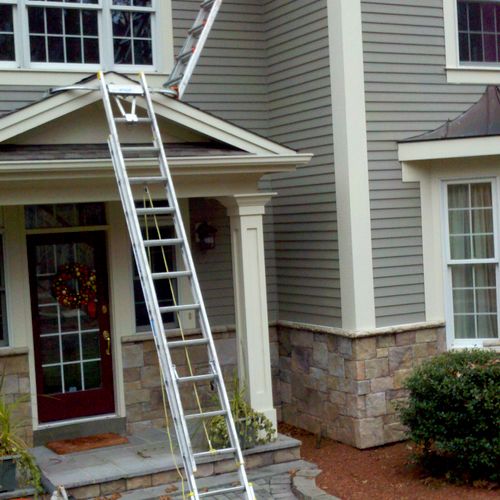 We do the ladder climbing for you so you can stay 