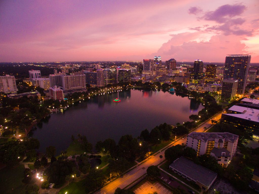 Orlando Skyline at Night