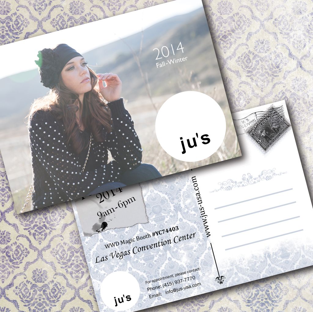Postcards for a fashion show