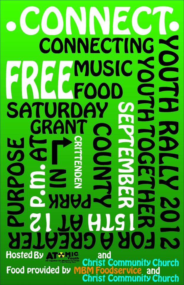 Poster for Atomic Youth Rally