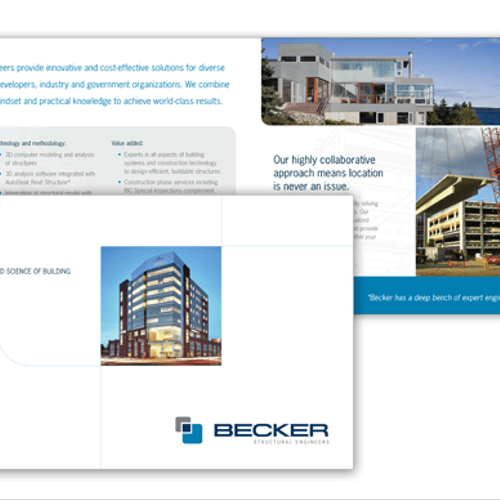Logo and Brochure for Structural Engineering Firm 