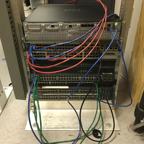 This is a small network I built for a client. The 