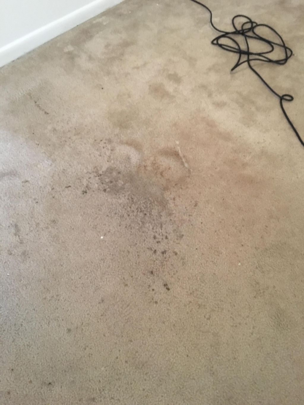 Bedroom before cleaning