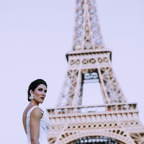 Wedding makeup in Paris