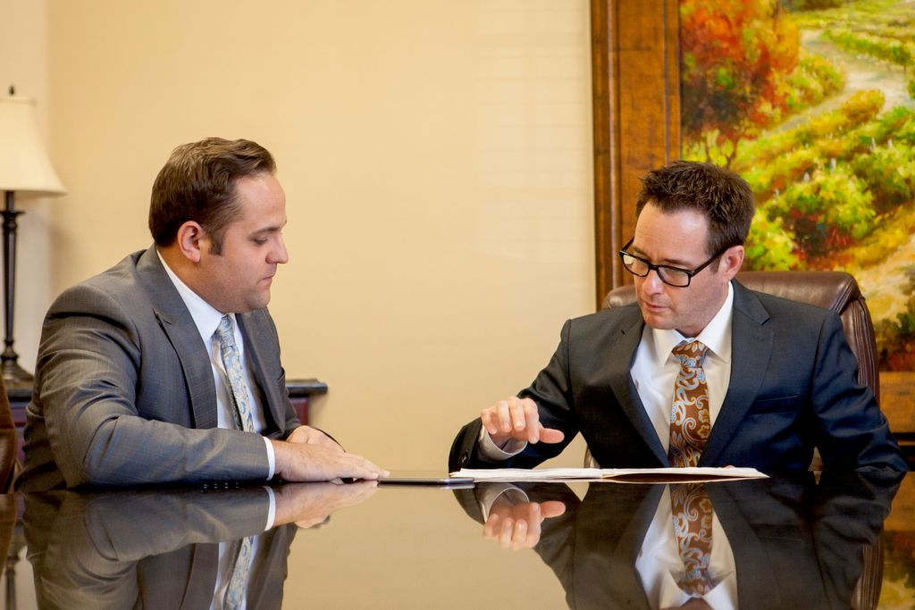 Hogle Firm attorneys going over the facts of a DUI