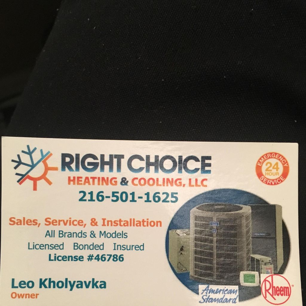 Right Choice Heating and Cooling LLC