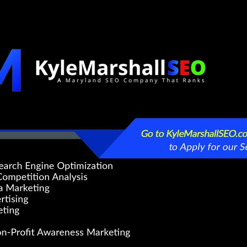 A few services offered by Kyle Marshall SEO