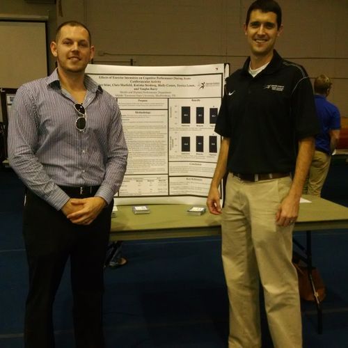 My awesome Professor and I at the poster presentat