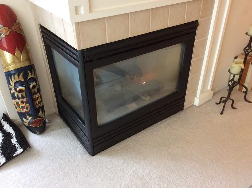 Repaired Fireplace