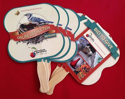 Cherry Creek Arts Festival promotional fan