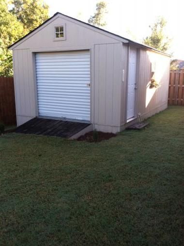 Storage Building,painting,doors,roof repair,window