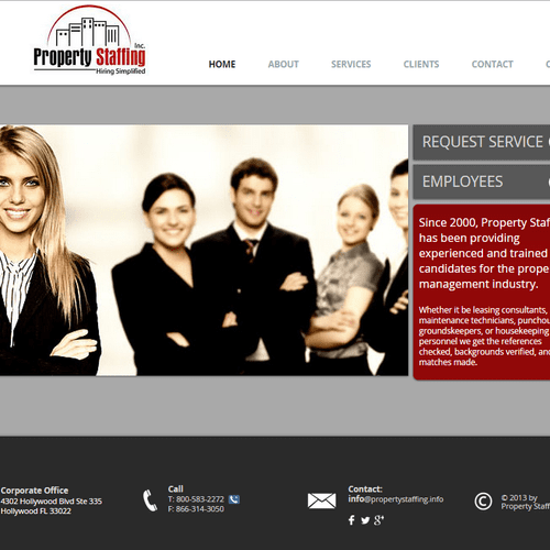 Property Staffing Website