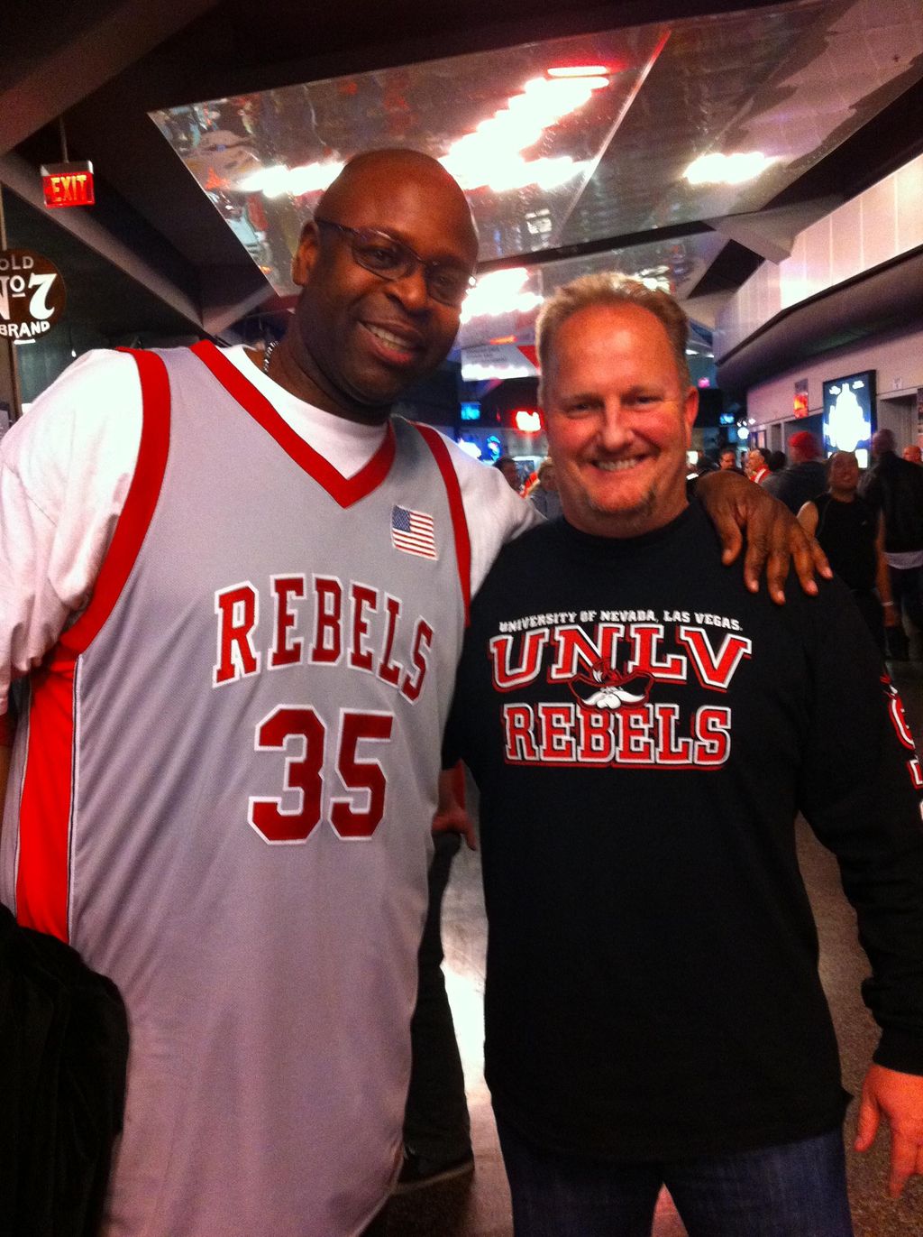 Born and Raised in Las Vegas.  UNLV fans.....