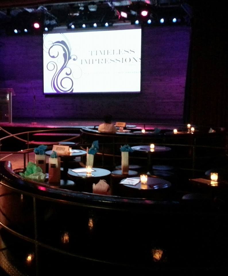 Logo up on the main screen at IED Awards show at t