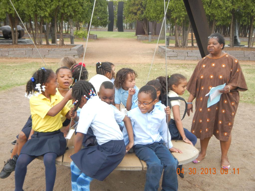 Some of my middle schoolers one year at the spring