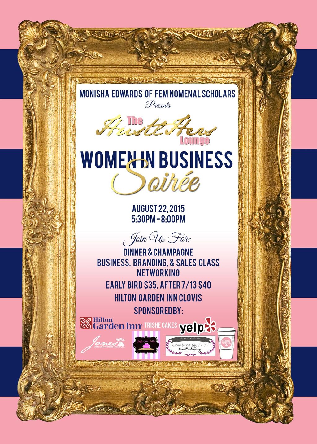 Event Flyer for Women In Business Soiree