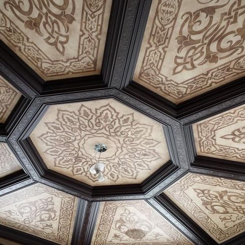 Custom Decorative Modello Octagon Ceiling Panels, 