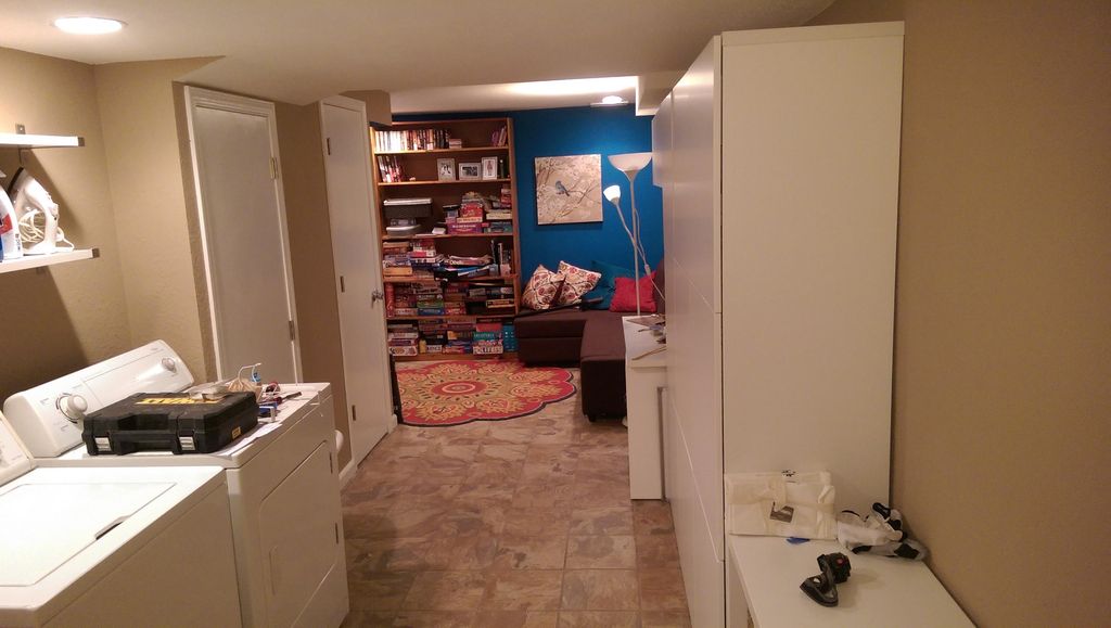 Another photo of my basement renovation, showing t