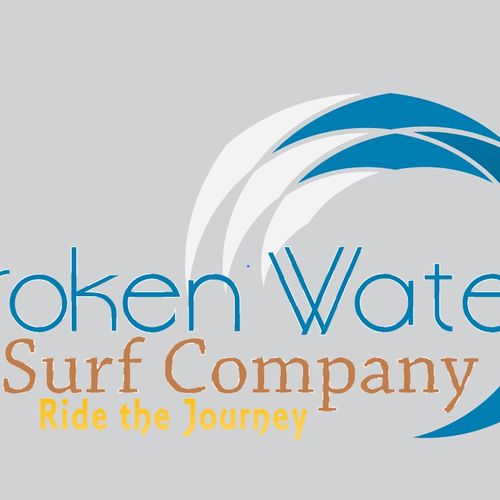 Logo for an imaginary teen surf clothing company.