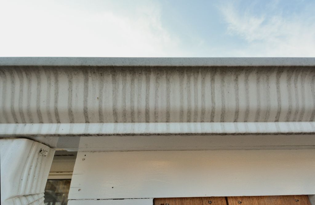 Exterior gutter cleaning. We have the right proces