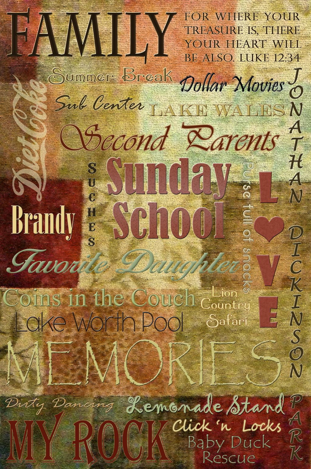 Custom canvas wall art