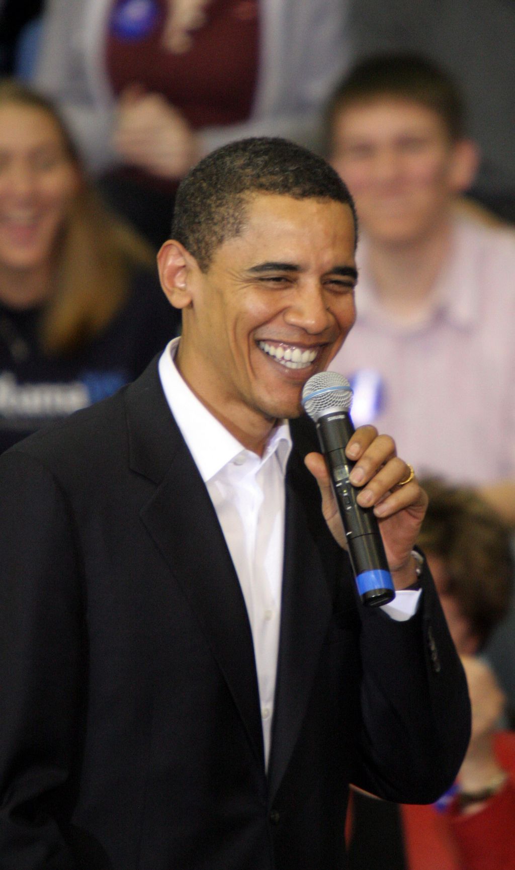 I captured future president Barack Obama at Iowa W
