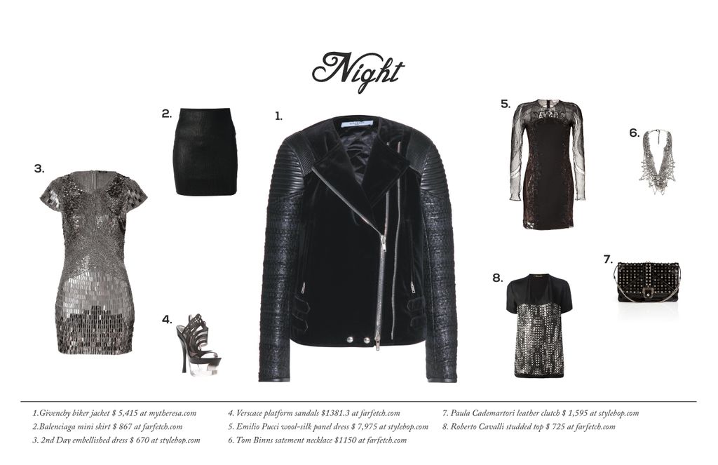 Example of day-to-night styling