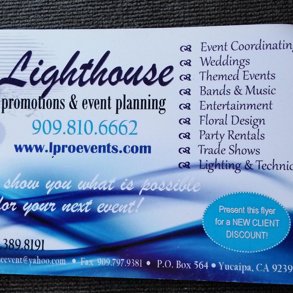 Lighthouse Promotions and Event Planning