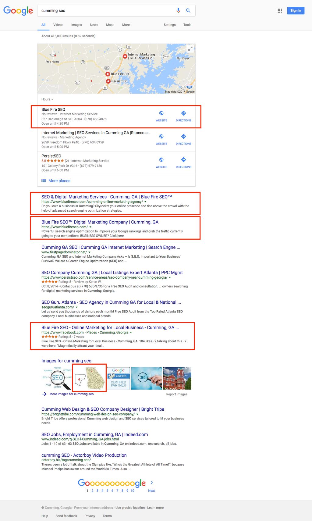 Do you want to blanket the first page of Google li