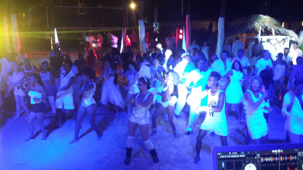 Over seas beach party