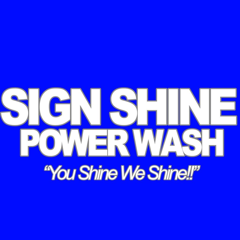 Sign Shine Power Wash
