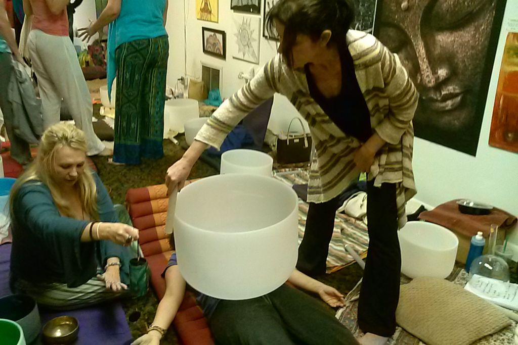 singing crystal bowls